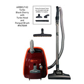 SEBO Airbelt K2 Turbo, With Combination Nozzle (Black Cherry)